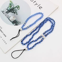 Crystal Phone Neck Strap Multi-function Phone Straps Universal Holder Mobile Lanyard Lanyards for Sports ID Card Key