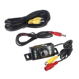 Car Rear View Cameras& Parking Sensors Universal Camera 12V IR Night Vision Waterproof HD CCD Backup Rearview Auto Reverse