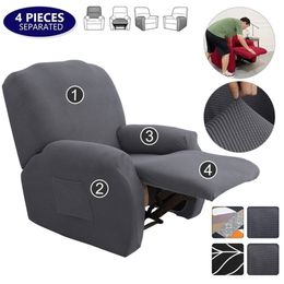 Jacquard Stretch Sofa Cover Recliner Protection Pad Waterproof Non slip Furniture Armchair Home Decor 220617