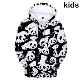 Vestes pour femmes ￠ 14 ans pour enfants sweats ￠ capuche 3d Panda V￪tements gar￧ons filles sweat-shirt mignon veste manteau enfants