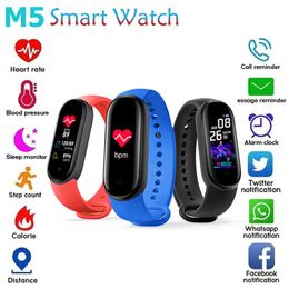 M5 Smart Wristbands Sport Watch Men Woman Blood Pressure Heart Rate Passometer Monitor Health Tracker For Android IOS