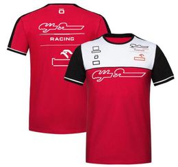 Men's T-shirts F1 Formula 1 Lapel T-shirt Summer Team Polo Uniform Same Custom 3uw8