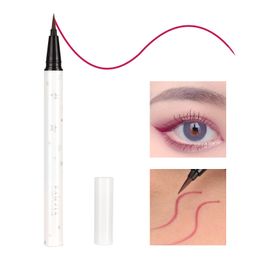 Waterproof non-smudge color eyeliner #12 pink purple 1pc