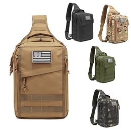 Outdoor Sports Hiking Sling Bag Shoulder Pack Camouflage Tactical Chest Bag Assault Combat Versipack NO11-125