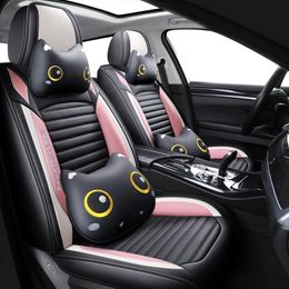 Car Seat Covers Black Cover For Ssangyong Korando Actyon Rodius Rexton Chairman Tivolan CoversCar