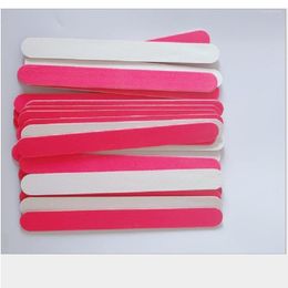 Nail Files 5Pcs/lot File Polishing Strip Double-Sided Rose Red Bulk Pedicure And Manicure Tools Sets Prud22