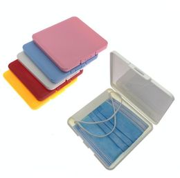 Portable Dustproof Face Shield Mask Storage Box Moisture-Proof Disposable Face Nose Cover Organiser Holder Mask Storage Case SN3228 YH7667