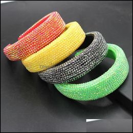 Hair Clips Barrettes Jewellery Sponge Particles Beach Headband Fashion Cross-Border Baroque Rhinestone Korean 577 Drop Delivery 2021 7Rdh8