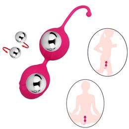 Tighten Vagina Muscle Trainer Kegel Ball Egg Safe Silicone Smart Vibrator Vaginal Geisha Pelvic Floor Exerciser sexyToy