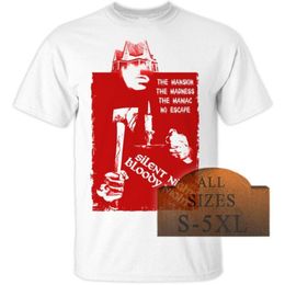 Men's T-Shirts Silent Night Bloody V2 Poster Men T Shirt Natural White Grey All Sizes S-5XLMen's