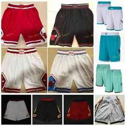 Basketball Shorts Red White Black Vintage Breathable Pants Sweatpants Classic Shorts City Stitched fashion