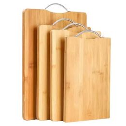 Carbonized Bamboo Chopping Blocks Kitchen Fruit Board Large Thickened Household Cutting Boards sxjul3