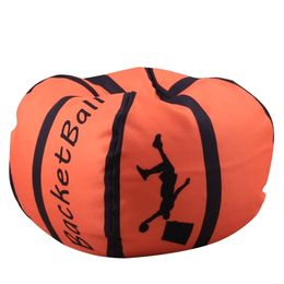 toys storage bag Basketball Creative Modern Storage Stuffed Animal Storage Bean Bag Chair Kids Clothes Toy organizer A804 04 T200601