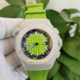 2 Colour Excellent Quality Watches 42mm Diver 15710 15710ST.OO.A038CA.01 Asia 2813 Movement Transparent Mechanical Automatic Mens Watch Men's Wristwatches