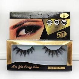 6D Faux Mink Eyelashes Natural Look Wispy Extension Fake Lashes Soft Volume Imitation Mink False Lash