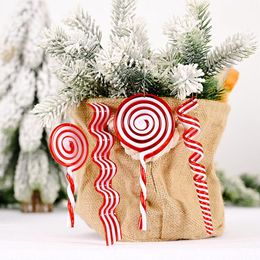 Christmas Decorations Cute Candy Cane Hanging Ornaments Pendant Tree For Home Year Navidad 2022 Xmas Party DecorChristmas