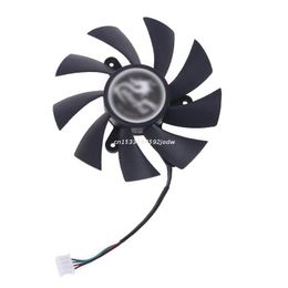 Fans & Coolings 75mm 85mm 4pin Cooler Video Card Cooling Fan For IGame GeForce GTX 1070Ti 1080 DropshipFans