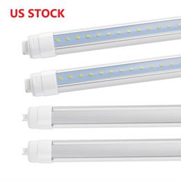 CNSUNWAY LIGHTING 360-Grad-T8-LED-Röhren, 8 Fuß, 52 W, R17D/HO-Sockel, LED-Außenröhre für doppelseitige Schilder, 6000 K, kühles Weiß, klare Abdeckung, 20 Packungen