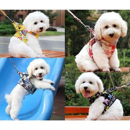 Dog Collars & Leashes Fashion Harness With Leash Gentleman Beauty Puppy Cat Collar Pets Chest Strap Soft Pet Harnesses 1pcsDog