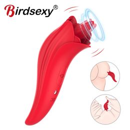 Soft Tongue Licking Vibrator For Women G spot Clitoral Stimulator Clit sexy Toys for Adult Rechargeable Nipple Female Masturbator