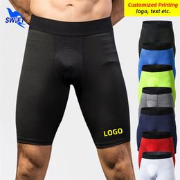 Summer Breathable Mesh Patchwork Running Tights Men Compression Gym Fitness Shorts Quick Dry Elastic Short Pants Customised 220704