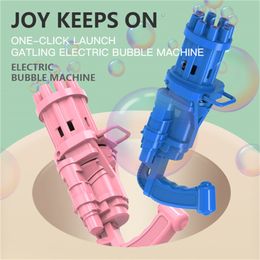 Summer Kids Bubble Toy Gun Outdoor Wedding Automatic Electric Soap Water Blowing Machine For Children FREE By Sea YT199504