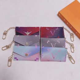 Luxus Designer Kreditkarteninhaber Mode Frauen Mini Brieftasche Hohe Qualität Echtes Leder Männer Geldbörse Farbe Brieftaschen Halter mit Box und Staubbeutel