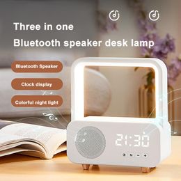 Table Lamps Portable Smart Lamp USB Rechargeable Night Light With Music Wireless Bluetooth Speaker Led Colorful Lights For Bedside KidTable