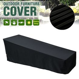 Chaise Lounge Cover Outdoor Garden Sunbed Chair Recliner Protective for Courtyard Patio 220427