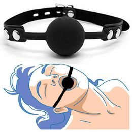 NXY Bondage Adult Silicone Restraints Gag Ball BDSM Games Open Mouth Sex Harness Strap Erotic Toy For Women Couples 0418