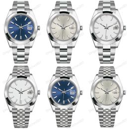 6 Models 4a High Quality BP Factory Watch 2813 Sports Automatic Mechanical Watches m126300 Wrist Watch 41mm Blue White Dial Business Men's Watchs Silver m126300-0004