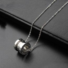 Pendant Necklaces Fashion Titanium Steel Spring Simple Stainless Clavicle Necklace Accessories