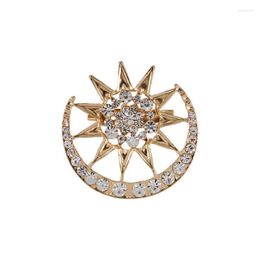 Pins Brooches Fashion Star Rhinestone Brooch Metal Crystal Lapel Shirt Corsage Jewellery Gifts For Women And Men Clothing Accessories Kirk22