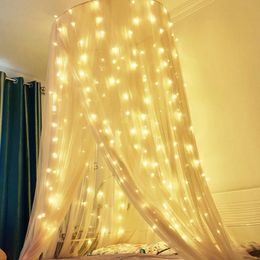 Strings Wedding Party Decoration Garland On The Window LED Holiday Decorations For Room Bedroom Curtains LightingLED