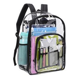 Clear Backpack Waterproof Transparent Bookbag PVC School Bag Backpack Summer Sport Travel Beach Bag