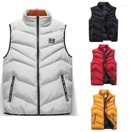 Men's Vests Plus Size Vest Men Brand Mens Jacket Sleeveless Winter Women Coats Man Cotton Thicken Waistcoat -40 Kare22