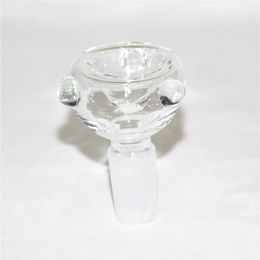 10mm 14mm Male Glass Bowl Pieces Hookah 3 Types Funnel Bowls Joint Downstem Smoking Accessories Glass Bong Dab Oil Rigs