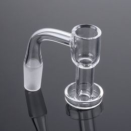 Wholesales Terp Slurper Bevelled Edge 20mmOD Quartz Banger Nails Frosted Glass With 10mm 14mm Male 45 90 Degree Smoking Accessories For Dab Rigs Glass Bongs