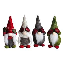 Gnomes Rudolph Doll Party Supplies Palming Merry Christmas Faceless Plush Toy Xmas Gifts For Men Women Garden Home Ornaments White Red Green Hat 6 5gl1 Q2