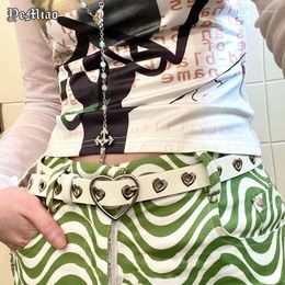 Belts Punk Harajuku Lolita Cosplay Y2K Cinturones Para Mujer Female Love Western Cowboy Belt Hip Streetwear AccessoriesBeltsBelts Emel22