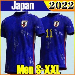 -2022 Japan world cup Soccer Jerseys fans version home blue Cartoon Captain TSUBASA SPECIAL Japanese HONDA TSUBASA KAMADA SHIBASAKI 22 Men custom football shirt S-XXL