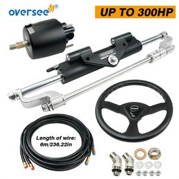 300HP Boat Hydraulic Steering Cylinder Replaces Spare Parts For Yamaha Mercury BayStar Teleflex Marine Outboard Accessories