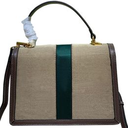 651055 HIGH QUALITY women crossbody bags luxurys designers Beautiful golden buckle shoulder bag woman fashion canvas handbag