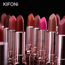 Professional Lips Makeup Matte Lipsticks Waterproof Long Lasting Pigment Nude Pink Red Lipstick 20Colors