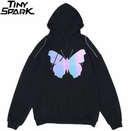 Men Hip Hop Hoodie Sweatshirt Variable Butterfly Streetwear Harajuku Hoodie Pullover Oversized Cotton Autumn HipHop Hoodie 201126