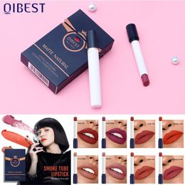 Creative Cigarette Boxes Lipstick Set Makeup lip Matte Lipsticks 4Colors Velvet Lip Kit Sexy Nude Red Moisturiser Waterproof Lip Gloss DHL