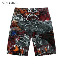 Streetwear Men Beach Shorts M 6XL Plus Size Hawaii Printing Board Man Summer quick dry Bermuda 220715