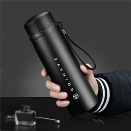 1100ml 650ml Portable Double Stainless Steel Vacuum Flask Coffee Tea Thermos Sport Travel Mug Large Capacity Thermocup 220509