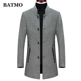 Batmo 2020 new arrival winter high quality wool thicked casual trench coat men men s winter warm coat winter jackets men 897 LJ201106