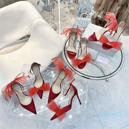 Mode-Sandalen Designer Luxurys Frau Sandalen High Heels Temperament Hochzeit Schuhe Qualität Freizeit einfarbig Damenschuhe